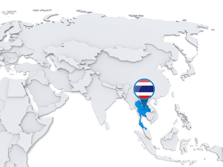タイ　地理的位置