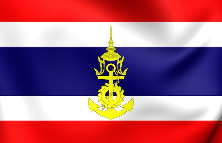 タイ　海軍　国籍旗